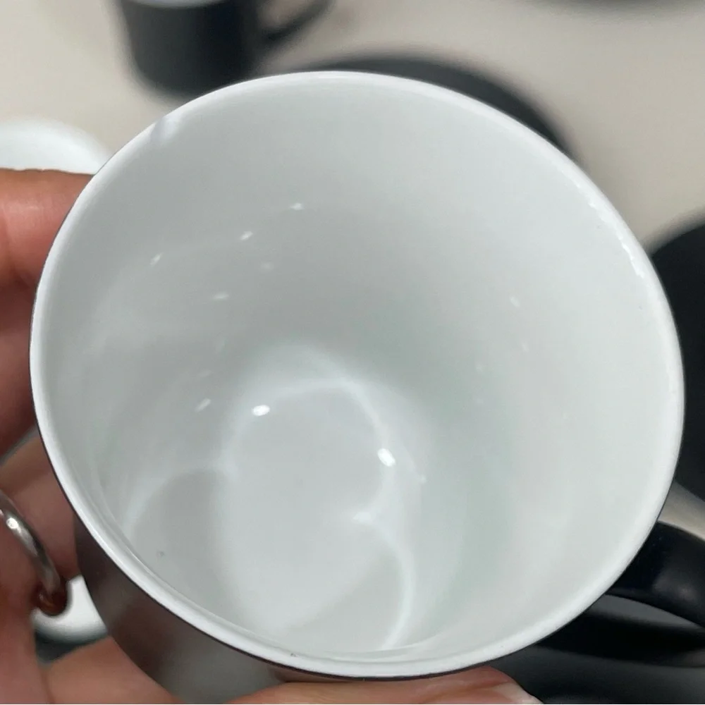 Espana Noche Block Bidasoa Black Matte Coffee Tea Set Vintage 25 Piece Set - Picture 11 of 16